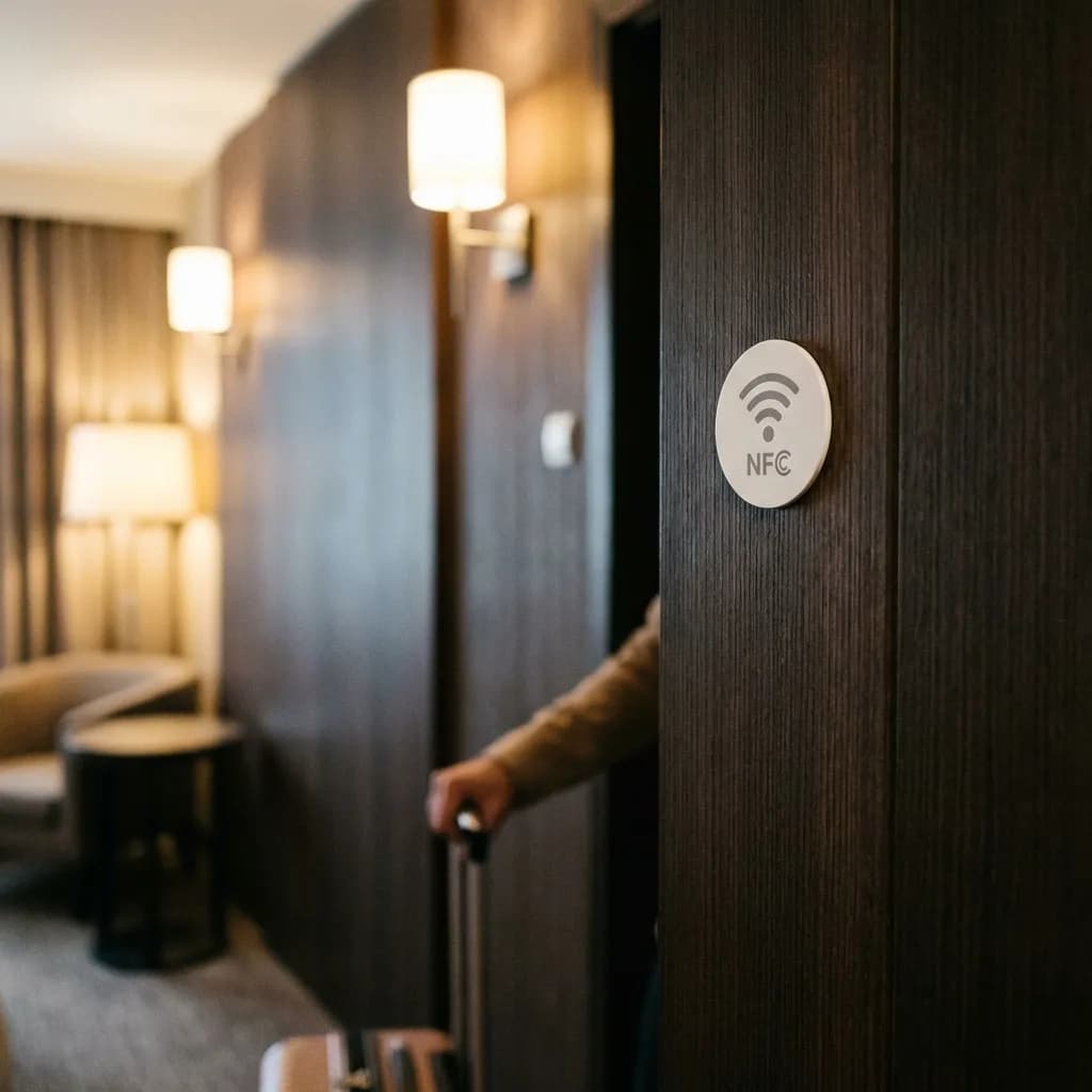 WiFi tag near entrance door