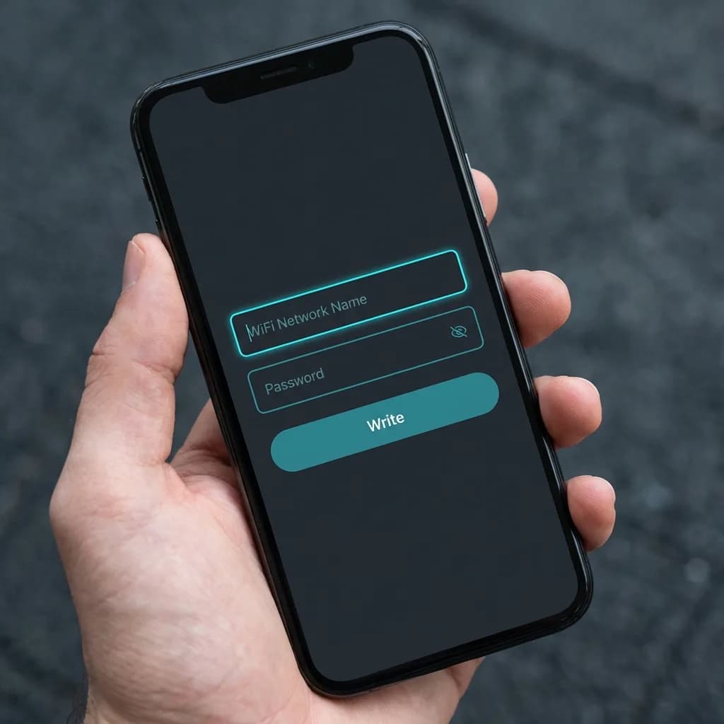 Simple WiFi setup form