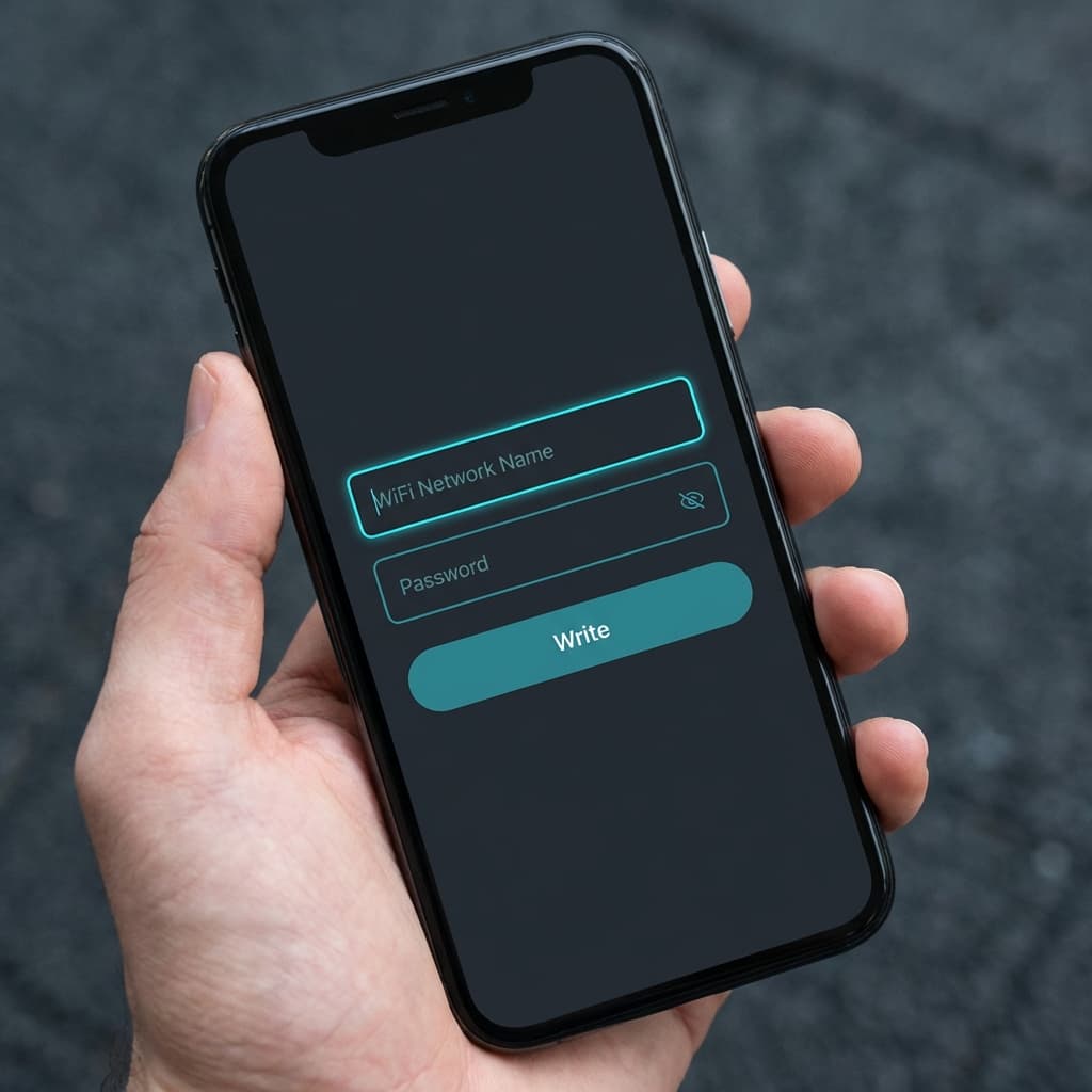 Simple WiFi setup form