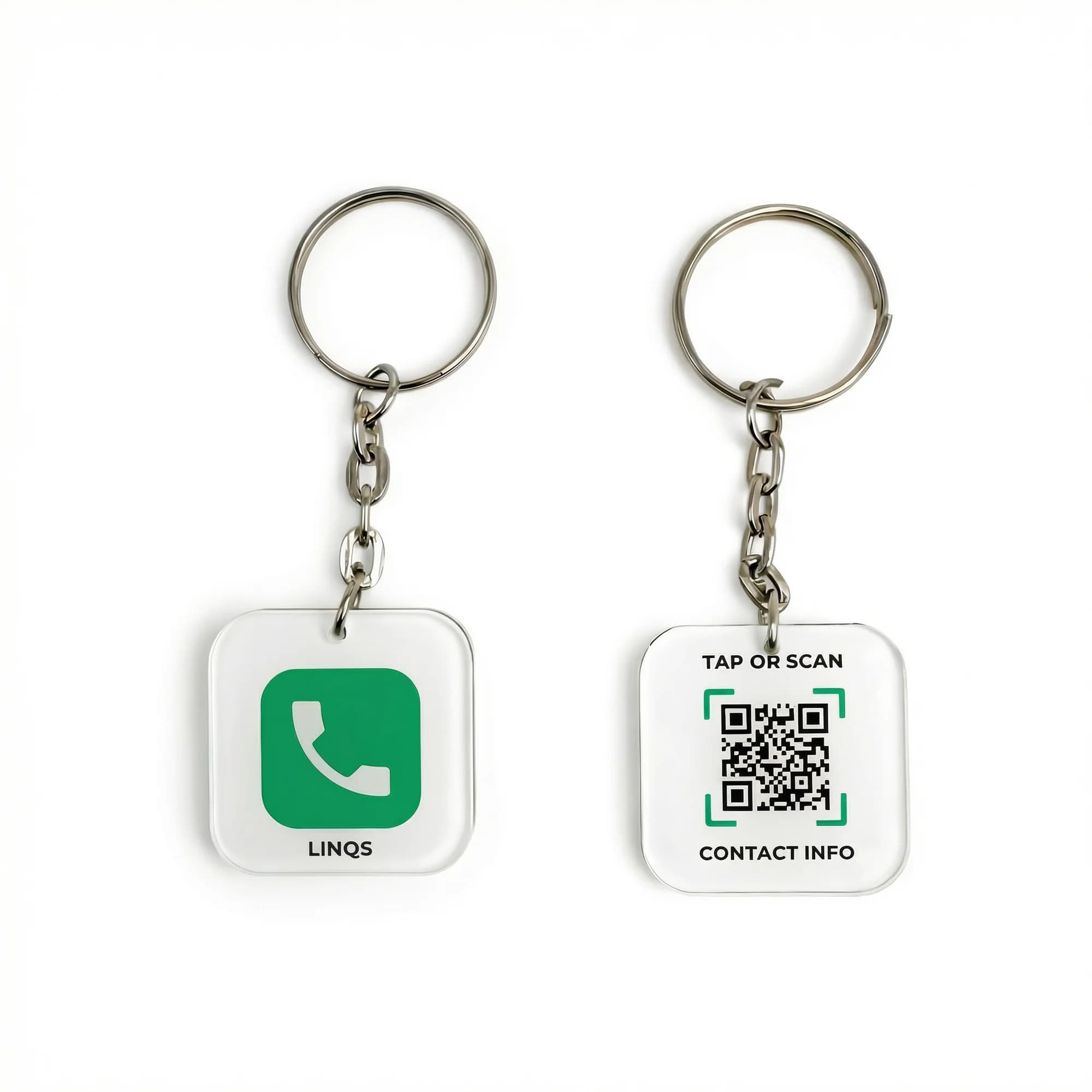 LINQS Smart Contact Tag Key Chain Hang Tag (M1) - Product Image