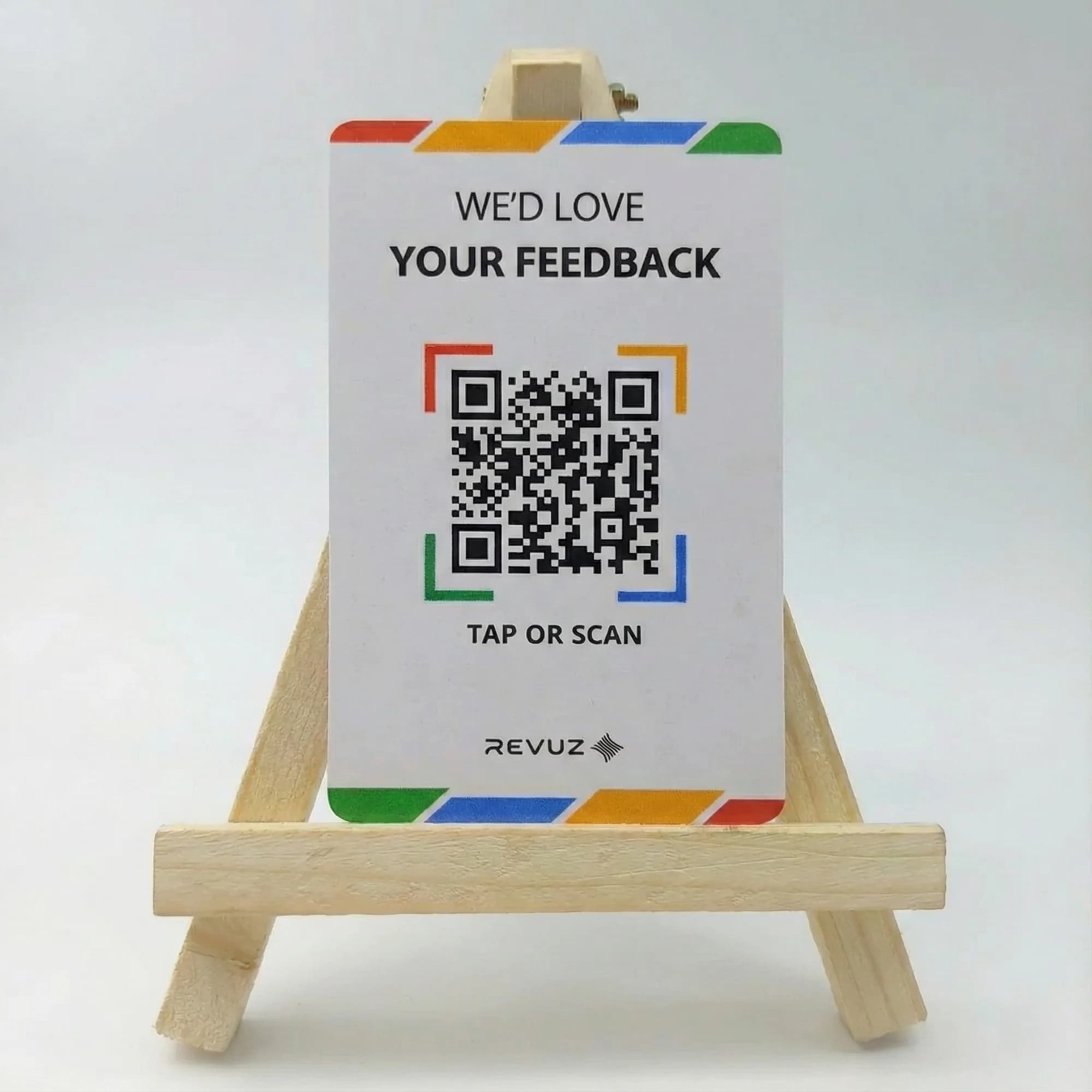 Revuz Review Card + Stand — Neo