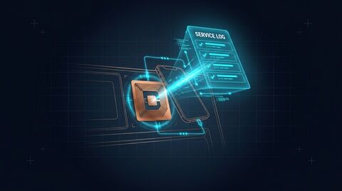 NFC maintenance and service log tag
