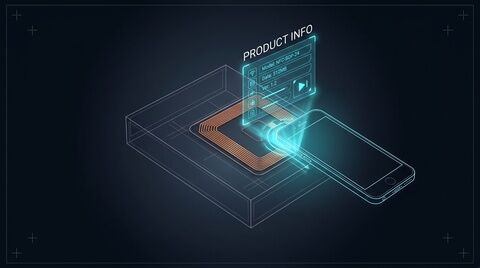 Tap an NFC tag for product info and SOPs