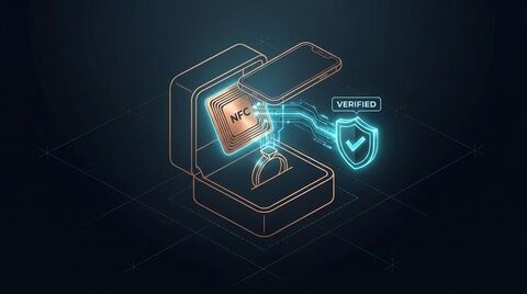 NFC jewellery authentication — verified