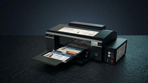 PVC-tray inkjet printers