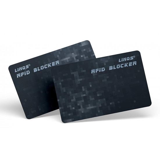 LINQS® RFID/NFC Blocking Card: Protects Contactless Credit/Debit