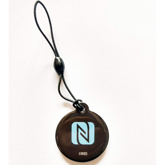 LINQS® - High Memory 888 Bytes Jelly NTAG216 NFC Tag (Set of 1) | for All NFC Phones | Keychain Epoxy NFC Tags