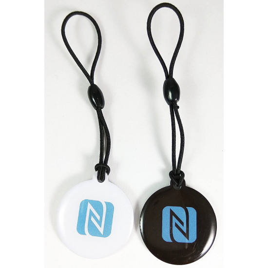 LINQS® - High Memory 888 Bytes Jelly NTAG216 NFC Tag (Set of 2) | for All NFC Phones | Keychain Epoxy NFC Tags