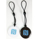 LINQS® - High Memory 888 Bytes Jelly NTAG216 NFC Tag (Set of 2) | for All NFC Phones | Keychain Epoxy NFC Tags